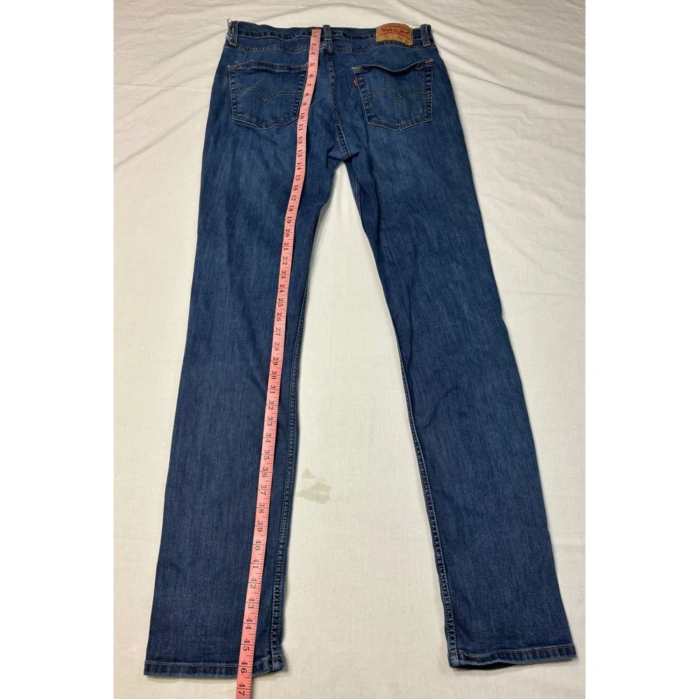 Levis 511 Slim Fit Blue Jeans Mens 34x36 Medium Wash Denim Pants